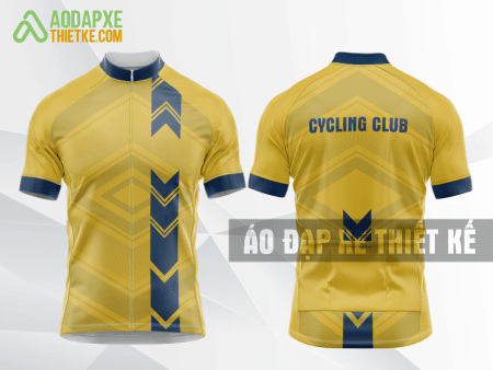 Mẫu áo đạp xe Hà Nội màu vàng thiết kế chất lượng DX25