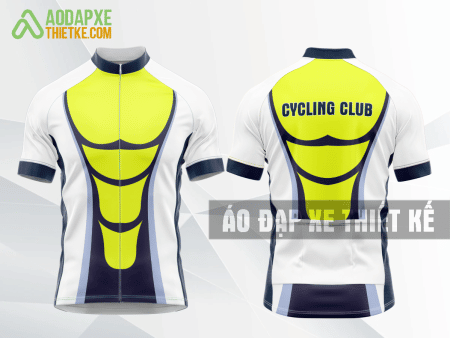 Mẫu đồng phục đạp xe đạp Sóc Trăng màu vàng thiết kế chất lượng DX52