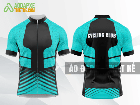 Mẫu đồng phục đua xe đạp Đồng Tháp màu xanh ngọc thiết kế độc DX21