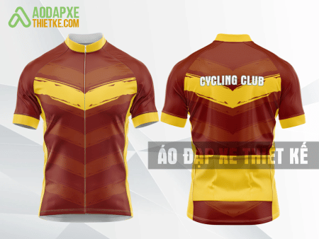 Mẫu đồng phục đua xe đạp Hưng Yên màu nâu tự thiết kế DX32