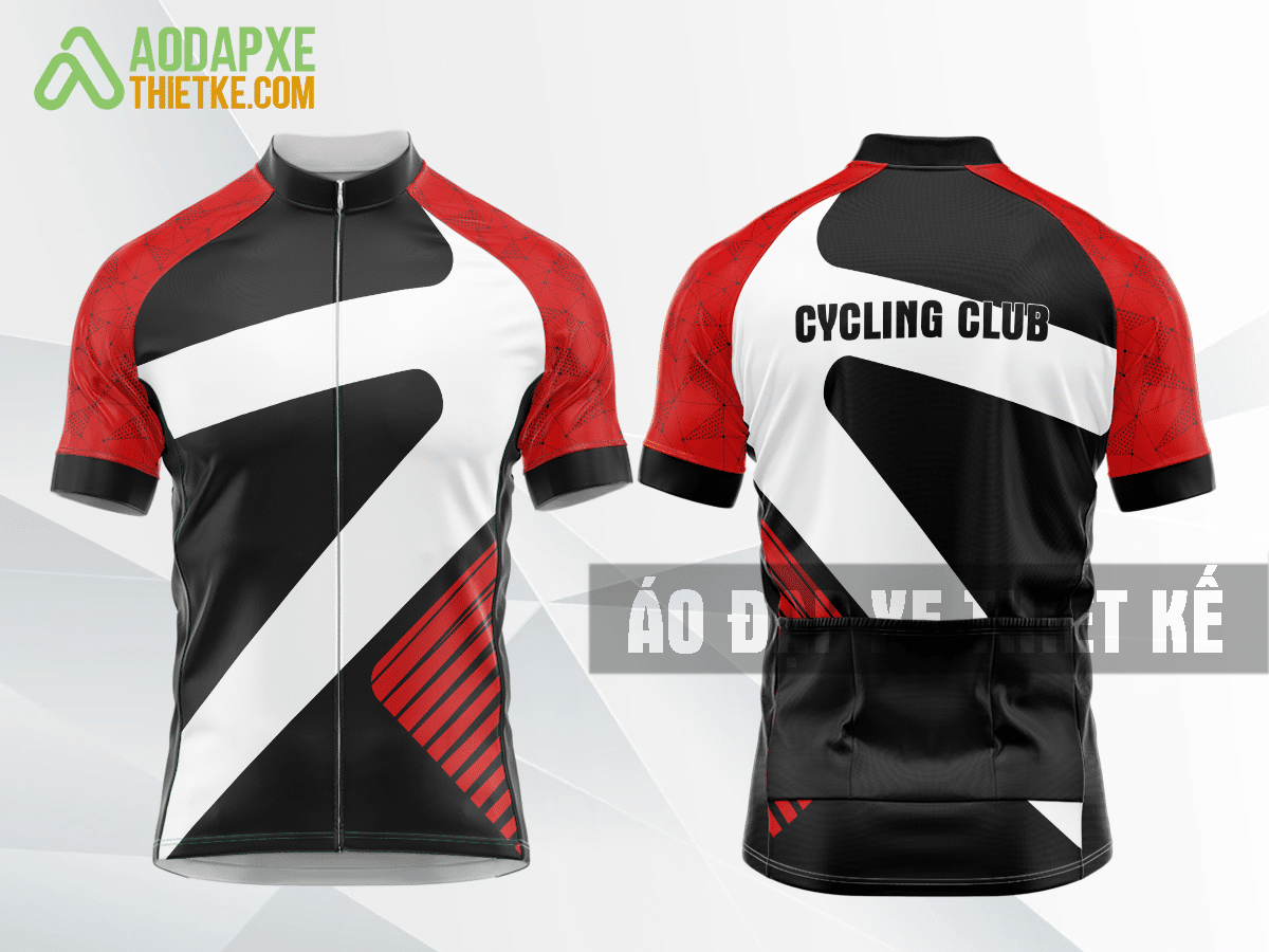 Mẫu trang phục đua xe đạp Bắc Ninh màu đỏ thiết kế chất lượng DX7