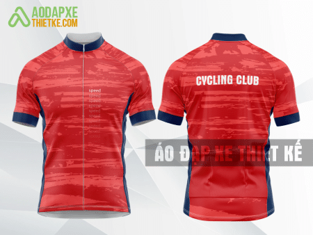 Mẫu đồng phục đua xe đạp Học viện Phụ nữ Việt Nam màu đỏ thiết kế cao cấp DX87
